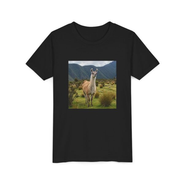Youth Short Sleeve Tee with ZooMates! design and Lovable Llama - Image 15