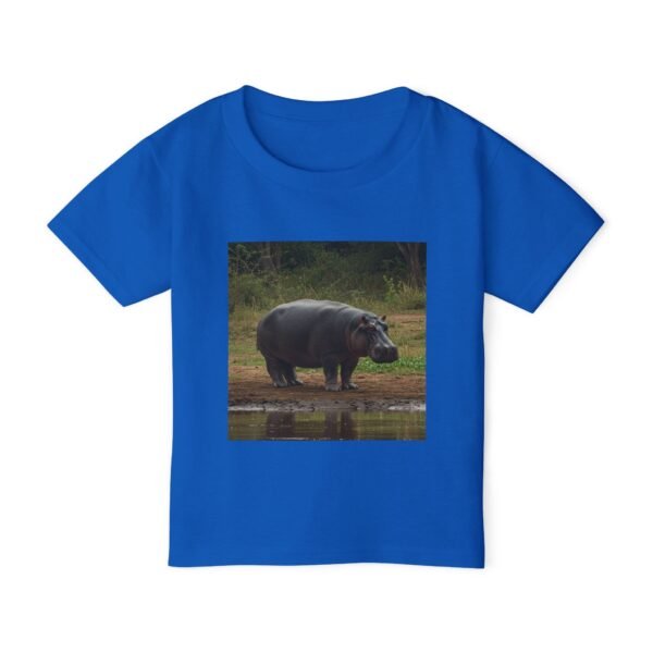 Toddler ZooMates! Adventure T-Shirt - Design with Happy Hippopotamus - Image 5