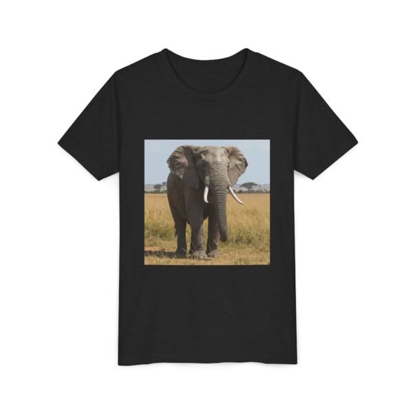 Youth CuteZooMates! Tee - Enormous Elephant Graphic T-Shirt for Kids - Image 3