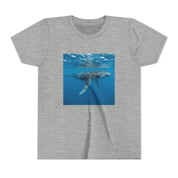 Youth Short Sleeve Tee with ZooMates! design and Huge Humpback Whale - Image 25